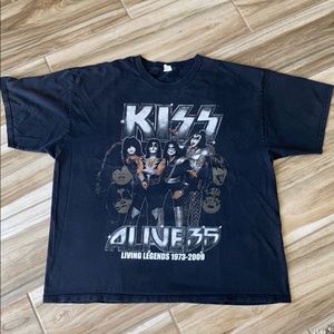 Kiss 2009 Tour Alive 35 Living Legends Band Tee